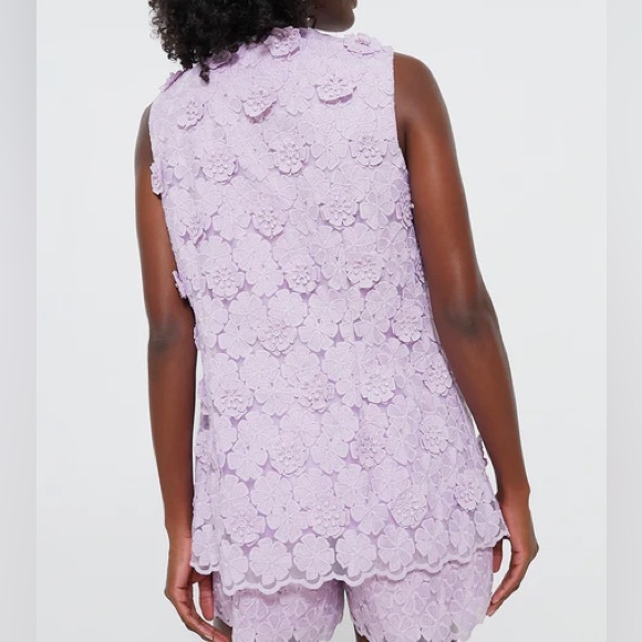 NWT Tuckernuck Lilac Floral Delphine Sleeveless Top | XL - Picture 2 of 8